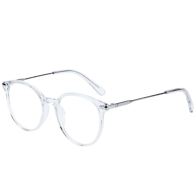 

AIR EIGHT Acetate Round Prescription Glasses for Men Women Anti Blue Light Progressive Optical Lenses With Recipe Myopia Eyewear Single Version&1.56&None