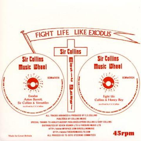 

7-дюймовая пластинка ASTON BARRETT, SIR COLLINS, VERSATI - Exodus / Fight Life SCMW002 Collins Music U 1973 UK Регги, Ска и Даб Б/У