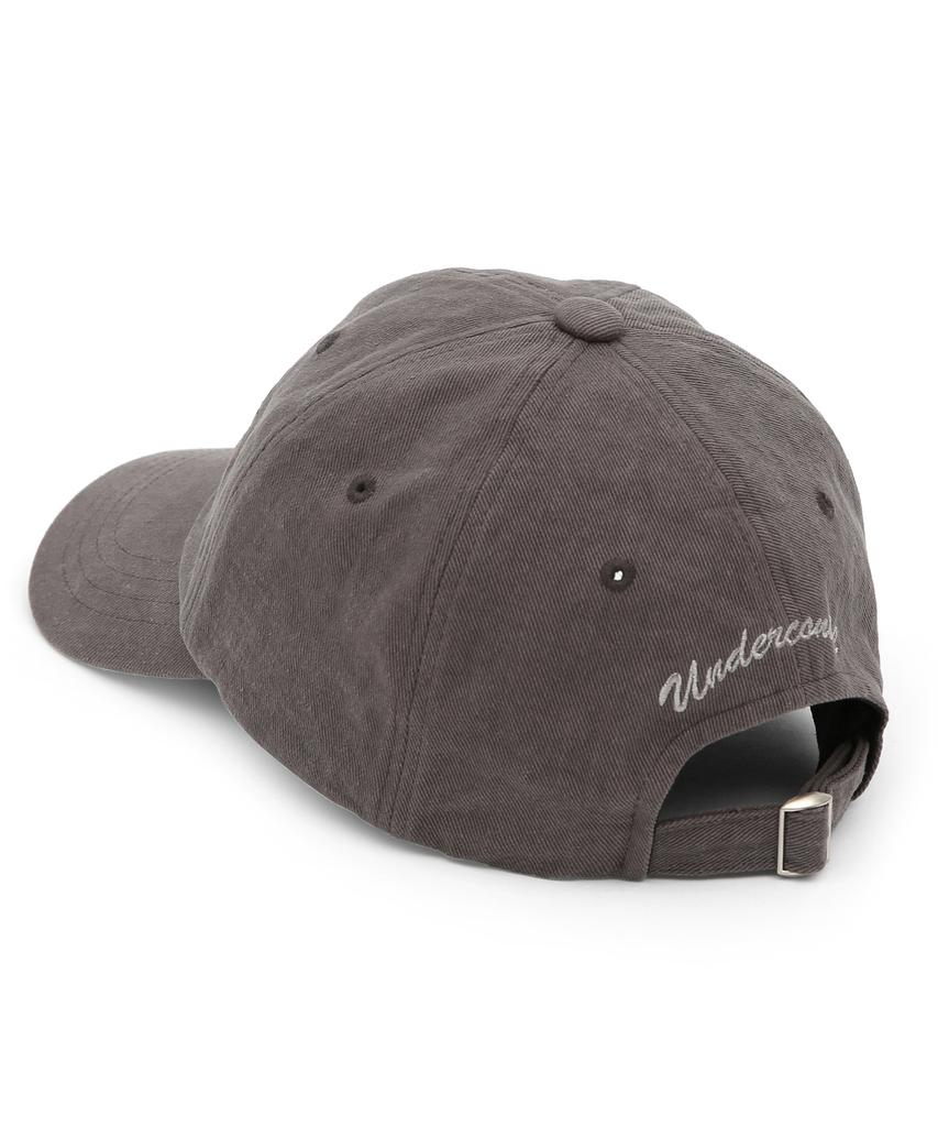 Eondeokeonteulol Four Seasons Washed Cotton Vintage Soft Top Basic Logo Ball Cap Unisex Baseball Cap Mfg Logo / Washed B B / Charcoal