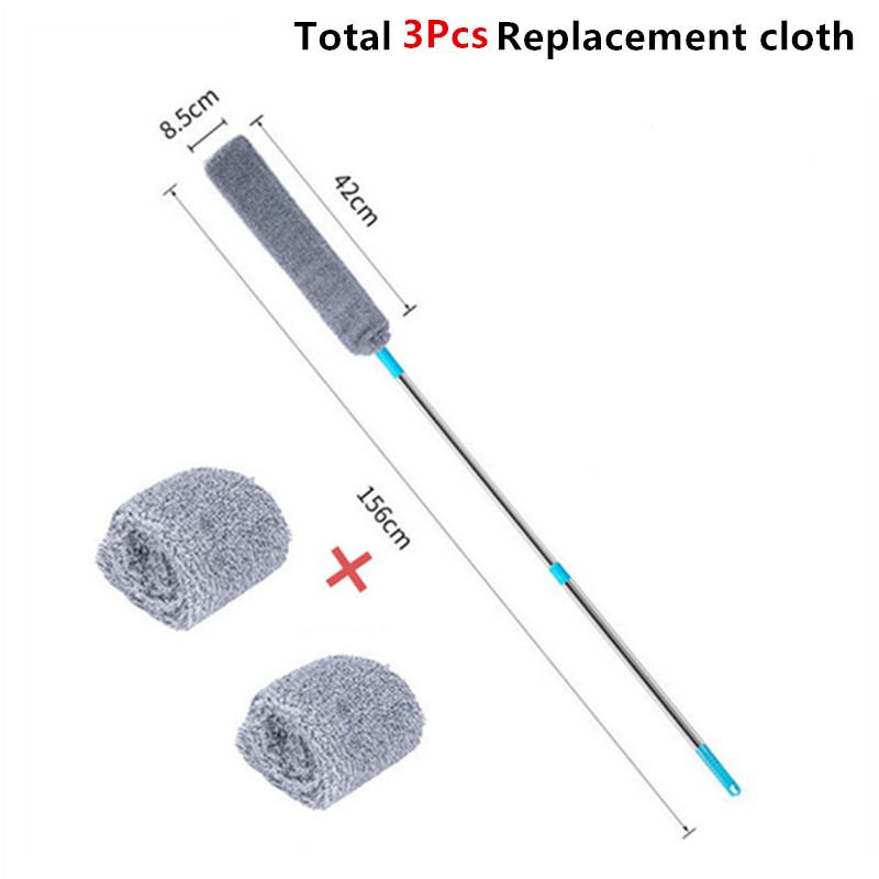 

Household Cleaning Duster Long Handle Floor Mop Wall Gap DustBrush Mop Home Flexible Cleaning Under Sofa Tool Retractable Window