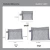 Transparent Mesh Portable Storage Bag for Data Cables, Earphones, Cards - Large Capacity Everyday Organizer
