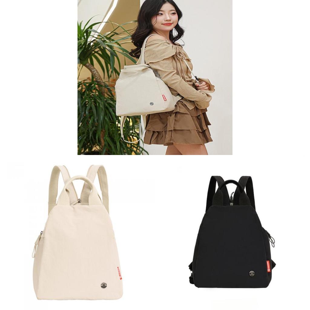 Nylon Minimalist Backpack For Daily Commuting With Breathable Design And Inner Pouch
