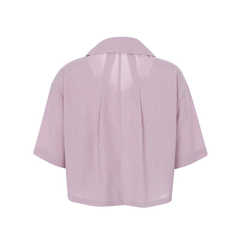 VISITINNEWYORK Crop Sleeve Outerwear Shirt (Vz5Ss37)