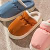Cotton slippers spring and autumn men's winter home indoor non-slip confinement shoes thick-soled home warmth couple women