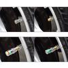 Pack Of 4 Car Tire Pressure Monitoring Cap with Real Time Detection Color Alert for Vehicles Pressure Monitor Stem Cover
