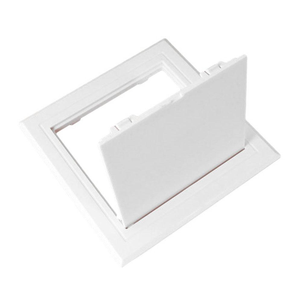 ABS Access Doors Access Panel Inspection Hole Wall Ceiling White Hatch Cover Plastic Push-Type Inspection Port 100x150mm