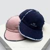 And Women Korean Style Vintage Embroidered M Letter Prints Baseball Caps Sun Protection Flat Brim All-Match Street Style Peaked Hats Fashion