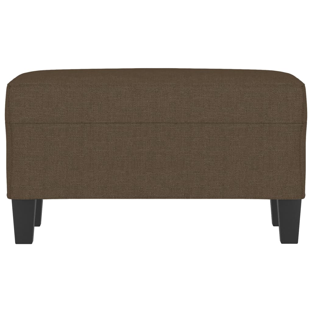 Brown Bench 70x35x41 Cm Fabric
