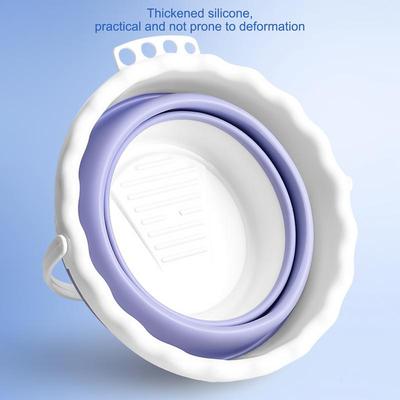 Foldable Painting Brush Washing Bucket Mini Silicone Watercolor Paint Accessories For Oil Painting Outdoor Studio School Home