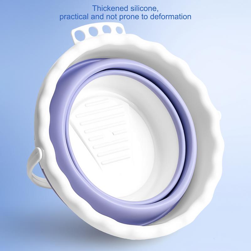 Foldable Painting Brush Washing Bucket Mini Silicone Watercolor Paint Accessories For Oil Painting Outdoor Studio School Home