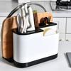 Large Capacity Multi Kitchen Cutlery Holder Space Saving Tableware Storage Shelf  Household