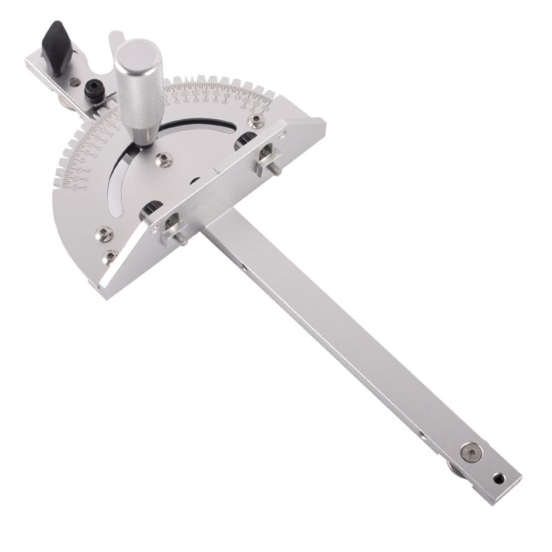 1Pc Miter Gauge Aluminum Alloy Handle For Table Saw Router Miter Gauge Sawing Assembly Ruler DIY Woodworking Tool