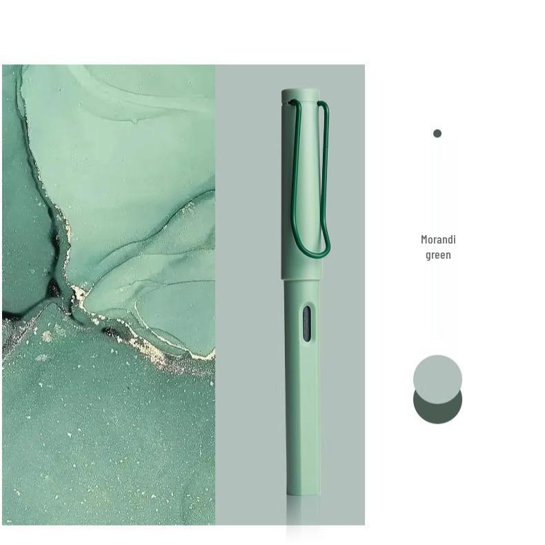 Morandi Fountain Pen Set with 5 Ink Cartridges - Perfect for Calligraphy Practice, Free Shipping