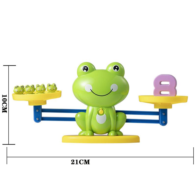 Children's digital frog balance toy early education puzzle addition and subtraction enlightenment balance mathematics teaching t