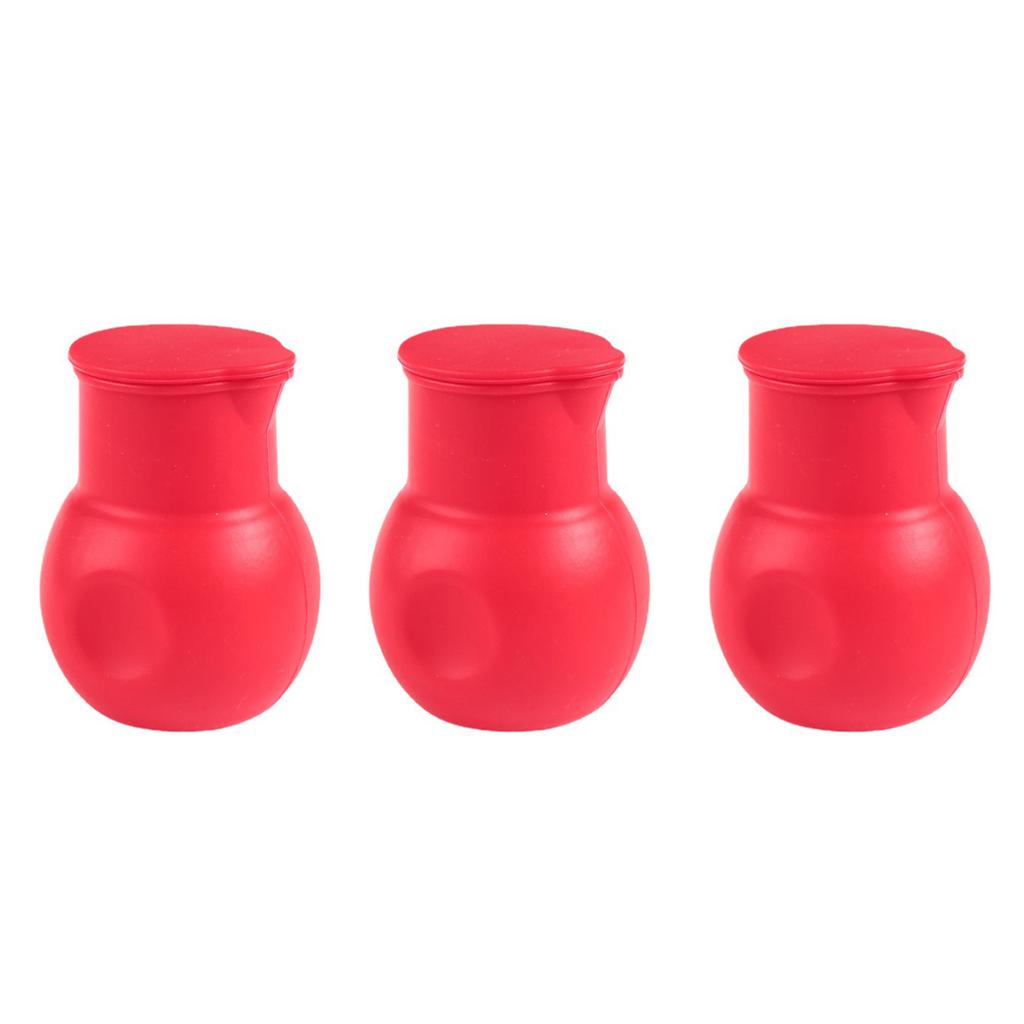 3-pack, silicone chocolate melting pot, butter sauce milk microwave baking and pouring tool