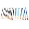 20 Pcs Watercolor Brushes Elastic Nylon Brush Head 10 Different Sizes Watercolor Brushes Set for Artist Beginners