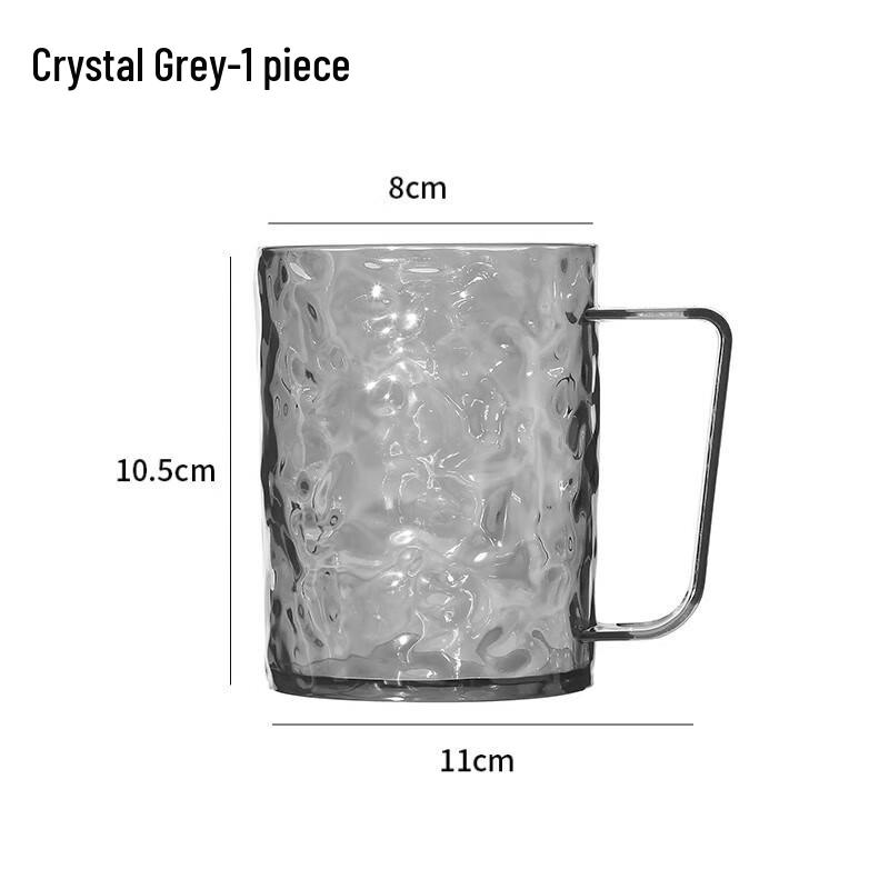 Прозрачные стаканы Fumede с узором «Ледник»