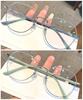 Korean Fashion Metal Frame Eyeglasses Anti Blue Light/Radiation Glasses for Women for Student