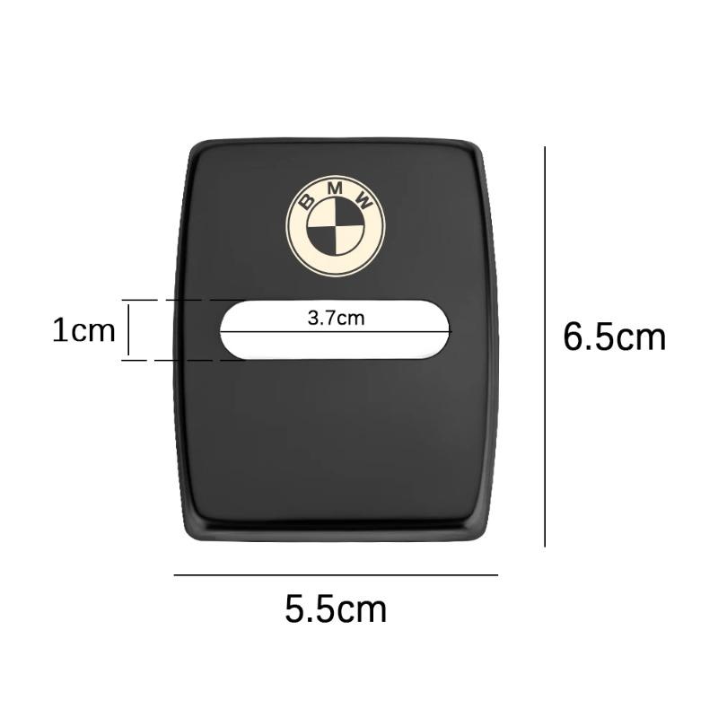 4Pcs Car Door Lock Protective Cover Stickers For BMW X1 X4 M6 X2 X5 X6 M3 M4 M6 GT M2 M5 1 2 3 5 6 Series E60 E46 E80 E92 G30