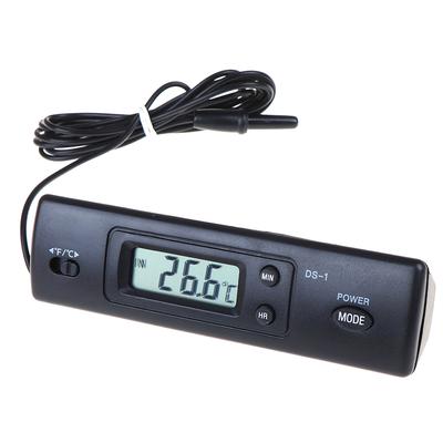 1Pc Portable A/C Digital Lcd Display General Auto Car In-Outdoor Thermometer W/Sensor