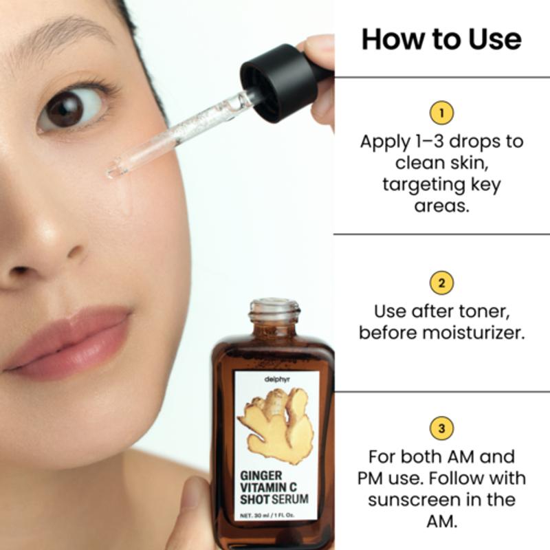 [delphyr] Ginger Vitamin C Shot Serum 30ml