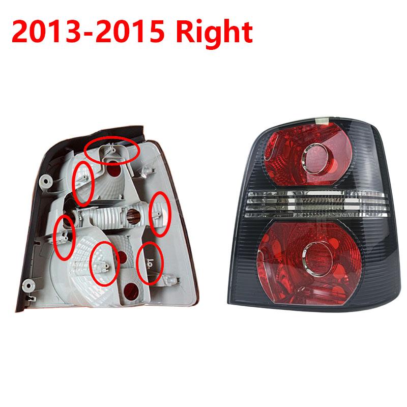 Car Rear Left Right Tail Light Lamp Housing NO Bulbs Tail Light Circuit Board Wire For Volkswagen Touran 2008-2015