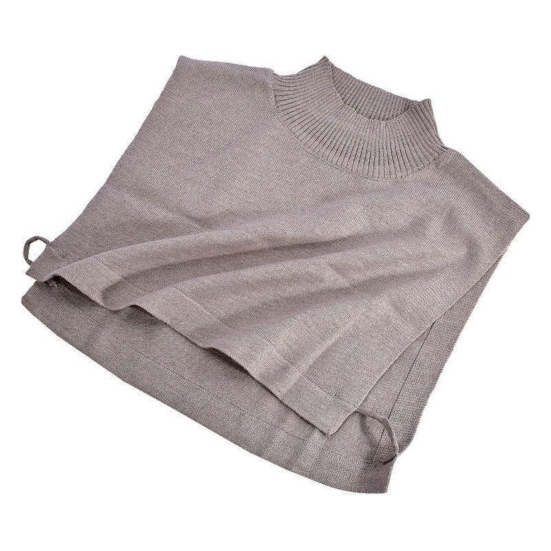 White Knitted Turtleneck Fake Collar Women Detachable Collars Winter False Collars Woman Black Removable Faux Col Half Shirt