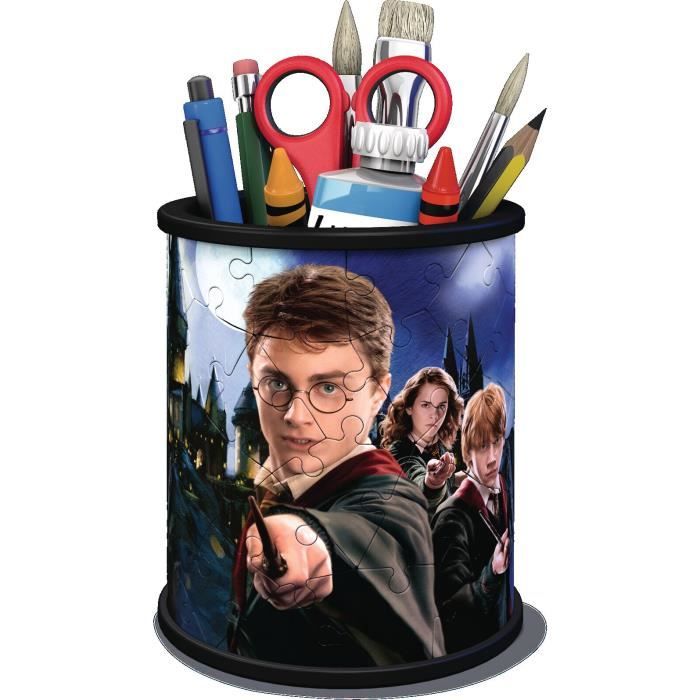 Puzzle 3D Pot à crayons Harry Potter - Ravensburger - Sans colle - 54 pièces - Dès 6 ans
