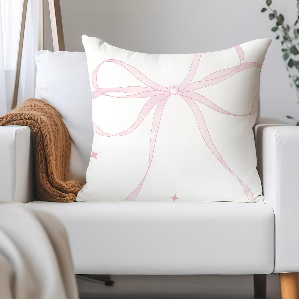 Kunst Rosa Schleife Kirsche Niedlich Kawaii Kissenbezug Anwendbarer Raum Für Gästezimmer Innenräume Autos Büro Hausdekoration