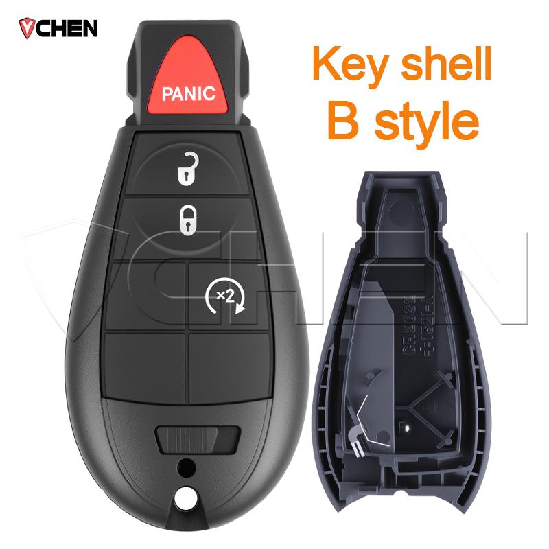Remote Housing Cover For Chrysler Town Country For Jeep Grand Cherokee For Dodge Journey Ram Charger Caravan Magnum Key Shell
