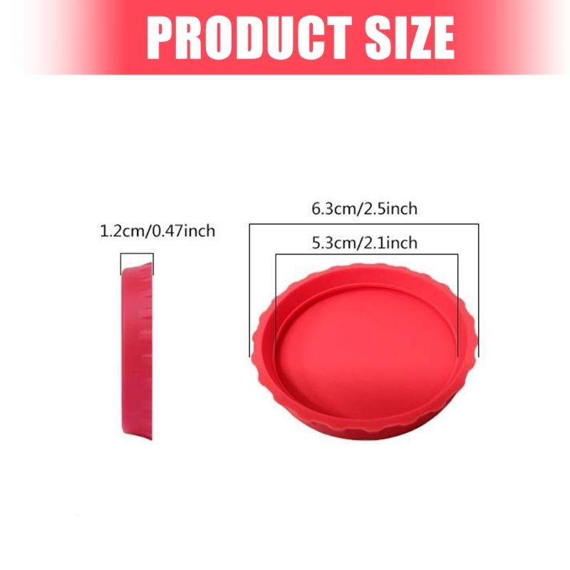 Colorful Can Cover Food Grade Safe Silicone Beverage Lid Leak Proof Portable Sealers for Standard Cans