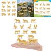 Miniature Pvc Farm Animal Model Pack With Static Livestock And Poultry For Collection And Decor