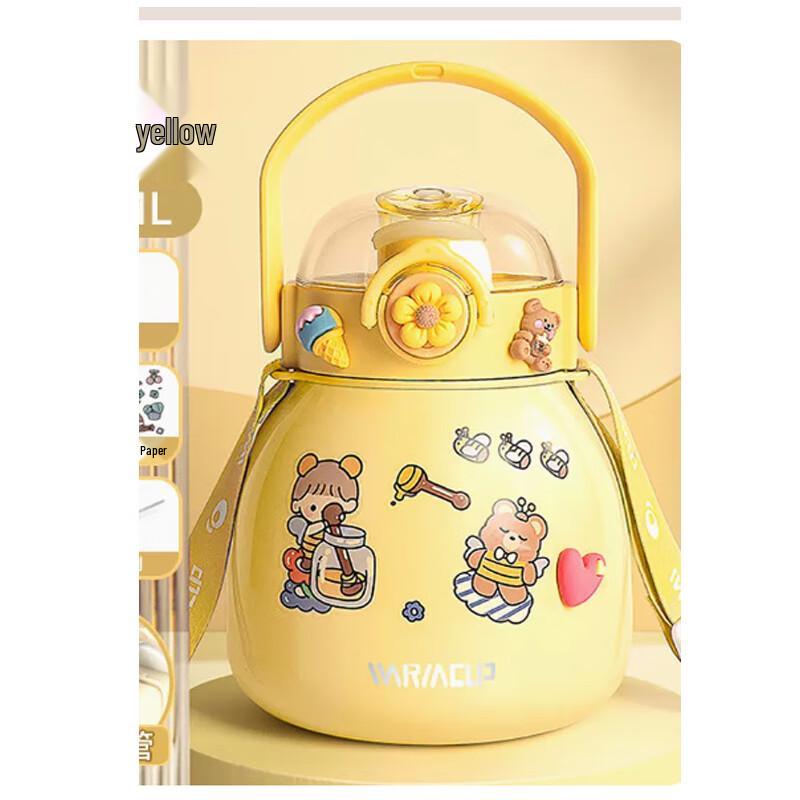 AQUATITAN Insulated Straw Water Bottle