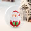Christmas Cartoon Inflatable  With Green, Thick And Transparent PVC Toy Balls Arranged In The Courtyard