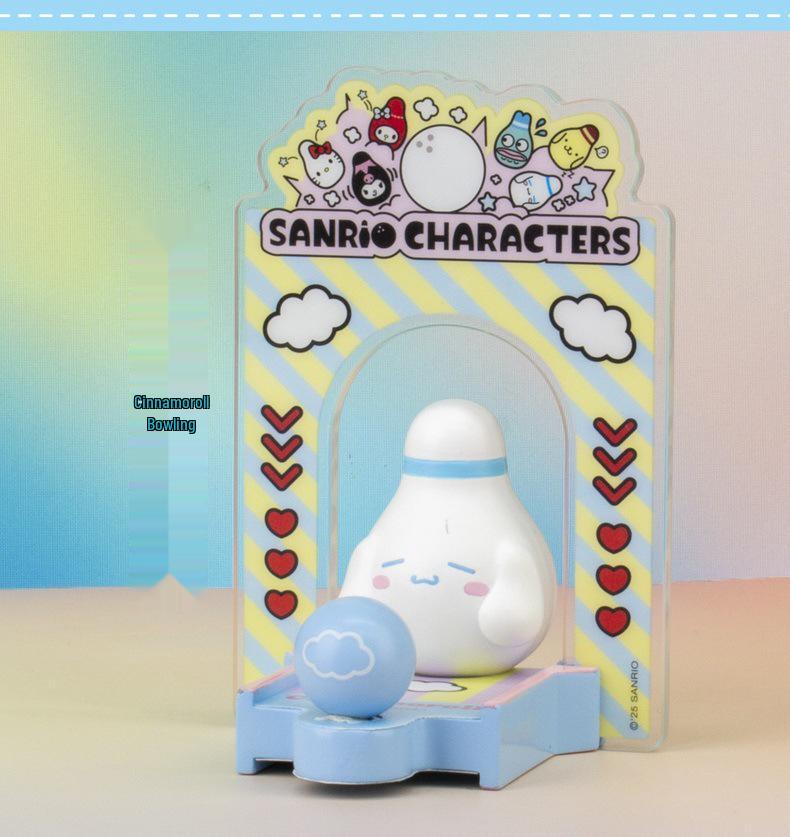 Sanrio Family Bowling Club Blind Bag Toy Figure and Desktop Ornament