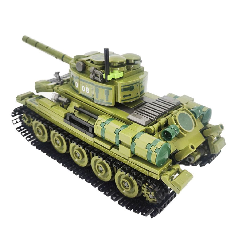 Main Battle Tank Building Block Splicing Model Ornaments Children's Educational Toys