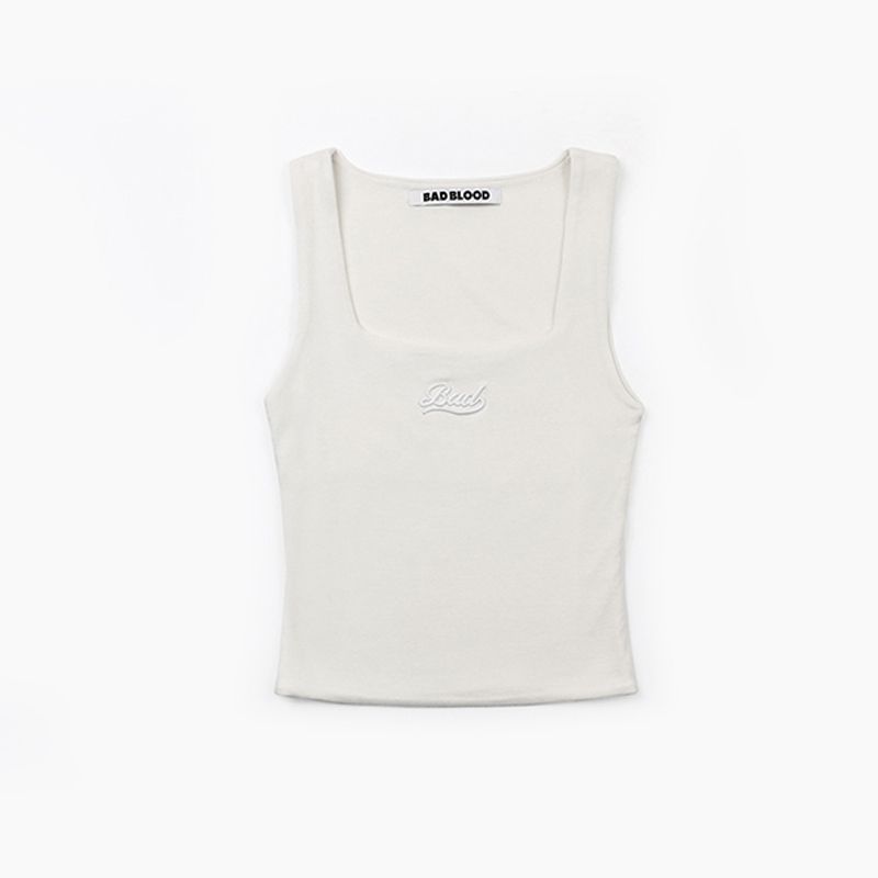 South Korea Badblood American Gyaru Cami Women Niche Slimming Square Collar Summer Sexy Base Top Fashion