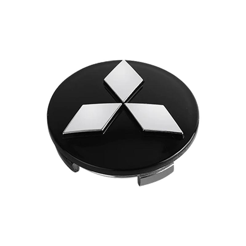Tappo Coprimozzo Centrale Ruota Auto Emblema Adesivo Antipolvere Per Mitsubishi ASX Lancer L200 Pajero Sport Attrage Mirage Eclipse