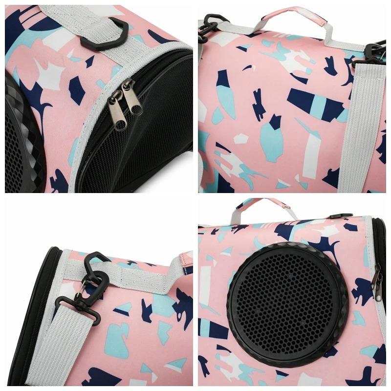 Breathable 2-in-1 Pet Carrier Handbag Backpack, Portable Outdoor Travel Cage Durable Design, For Small Dogs Cats Outdoor Travel