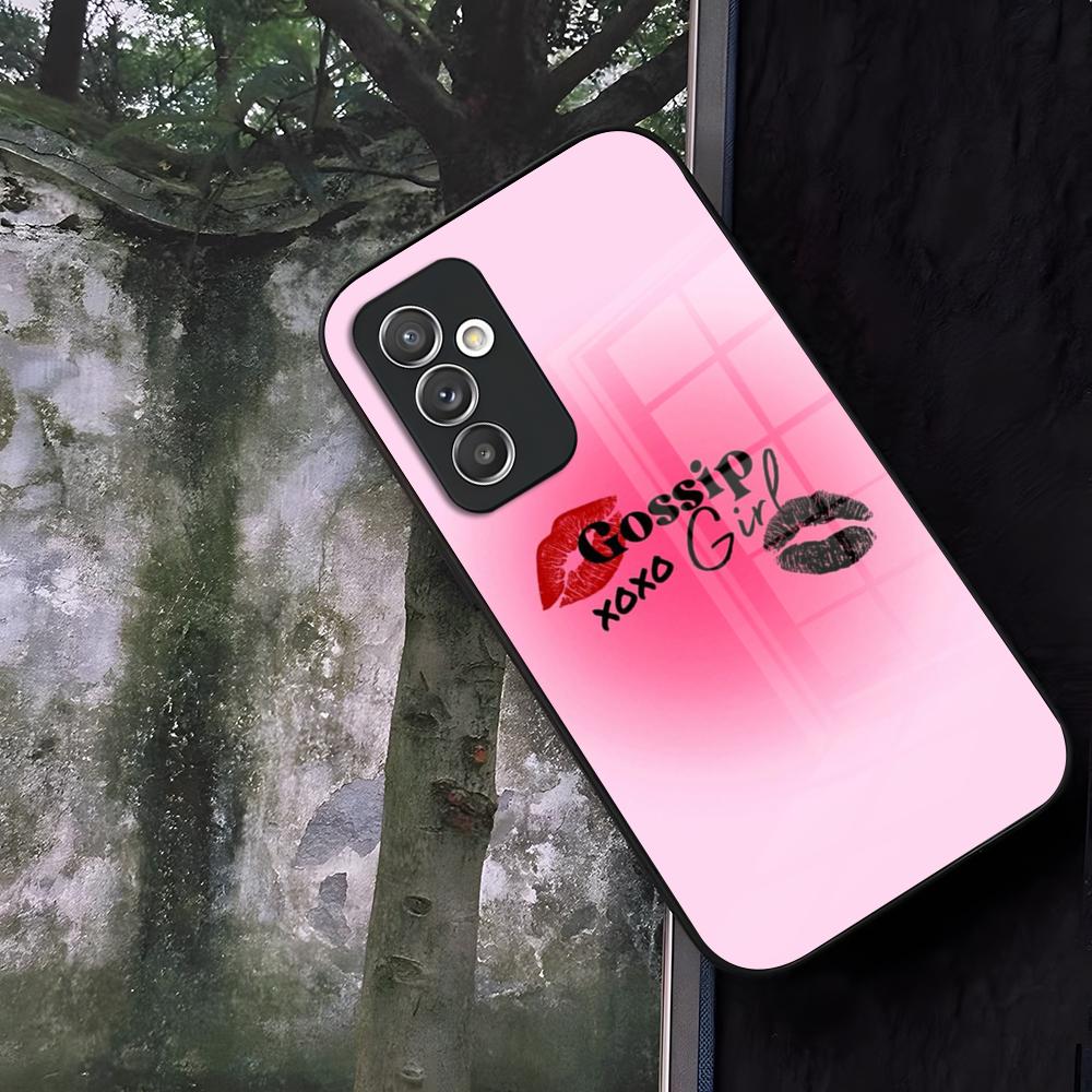 

G-Сплетница Чехол для телефона Стекло Для Samsung Galaxy S24 S26 S25 S22 S20 S23 S21 Ultra Fe Plus A16 A34 A54 A24 A52 A53 Чехол Galaxy S24 FE