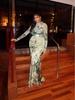 European Cross-Border Print Slim-Fit Skirt Suit: Mesh Long Skirt & High Neck Top - Trendy Casual Commuter Women's Two-Piece