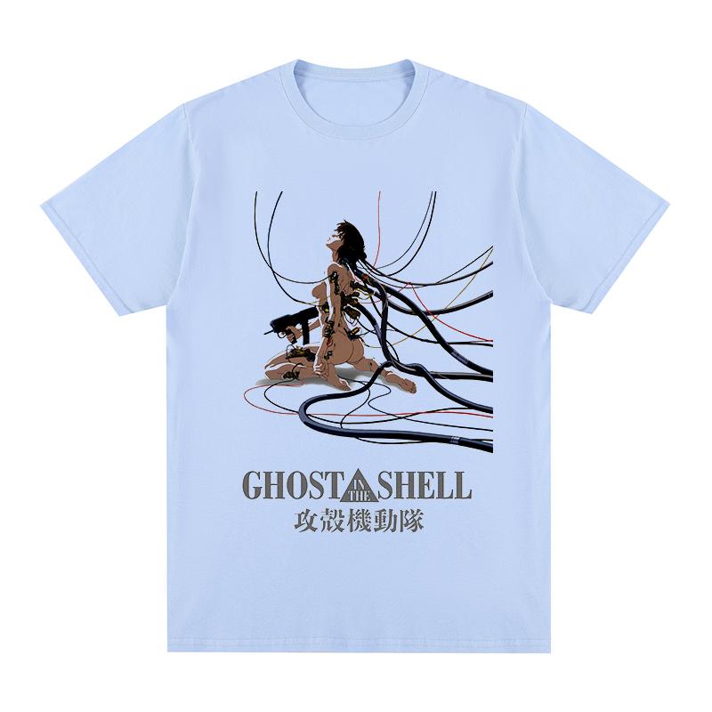 

Ghost In The Shell Casual pride Kawaii Clothes Harajuku Aesthetic vintage T-shirt Cotton Men T shirt New TEE TSHIRT Womens Tops 4XL