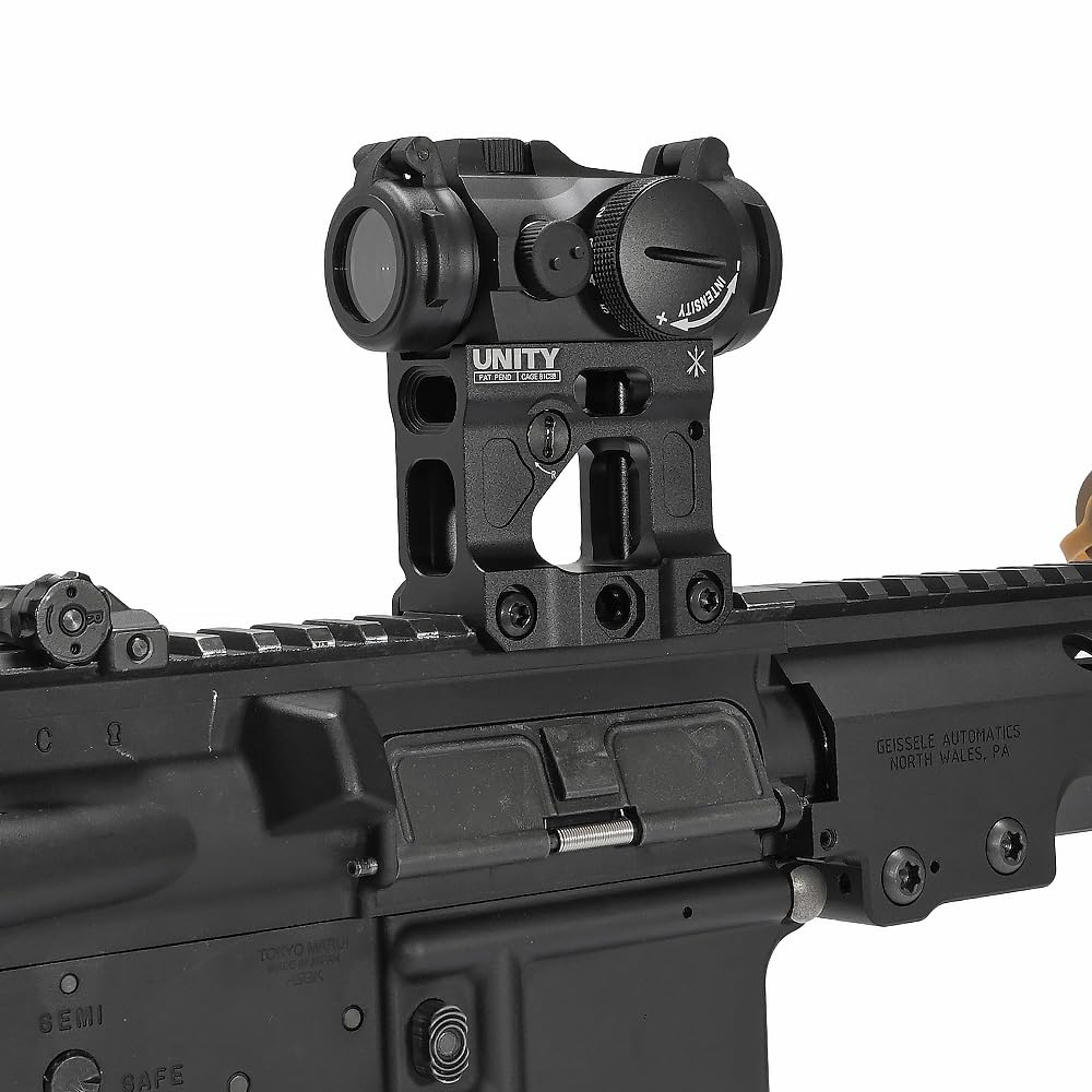 Ryohin Buhin UNITY FAST MICRO MOUNT Replica High Mount for T1/T2 Dot Sights with Built-in BUIS