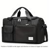 Unisex Large Capacity Travel Bag Nylon Sports Gym Tote Bags for Women Weekender Overnight Duffle Bag with Shoe Compartment
