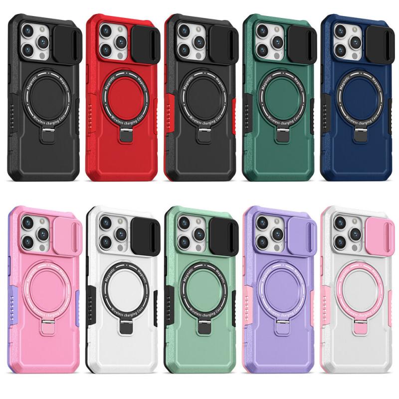 Противоударный чехол для телефона с выдвижными линзами для iPhone 15 Pro Max 14 Plus — фото 9