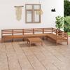 Day and Night - Day and Night Garden Furniture Set 8 Pieces Solid Pine Wood Honey Brown