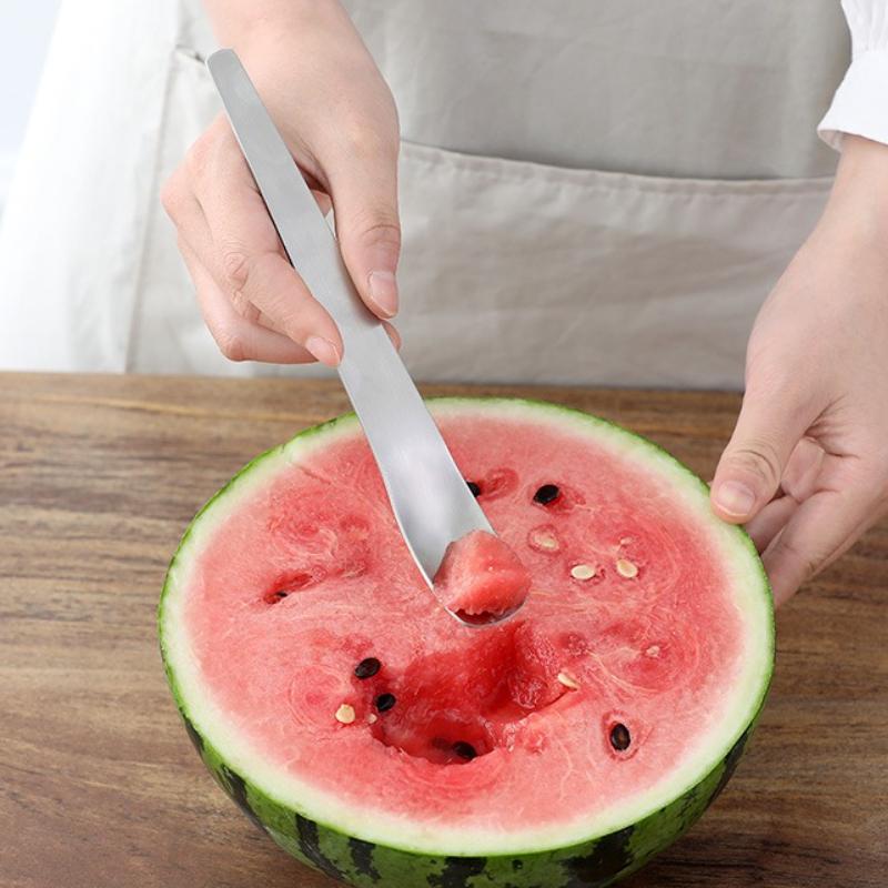 1PC Household Stainless Steel Ice Cream Scoop Ice Cream Scoop Dessert Spoon Cake Scoop Cheese Scoop Stirring Spoon