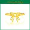 Charming Butterfly Sweetheart Knot Ring Decorated With Rhinestones For Special Occasions