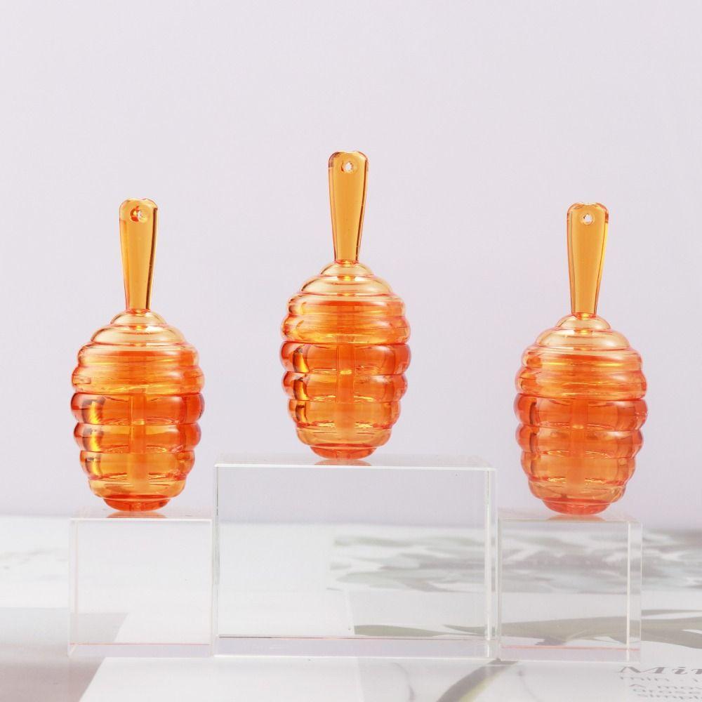 DIY Honeycomb Lip Gloss Empty Tube Honeycomb Shape Plastic Empty Honey Pots Cute Empty Lip Gloss Bottle Makeup Accessories