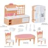 1Set 5 Styles Miniature Dollhouse Furniture Khaki Furniture Container Display  Doll Game Accessoies